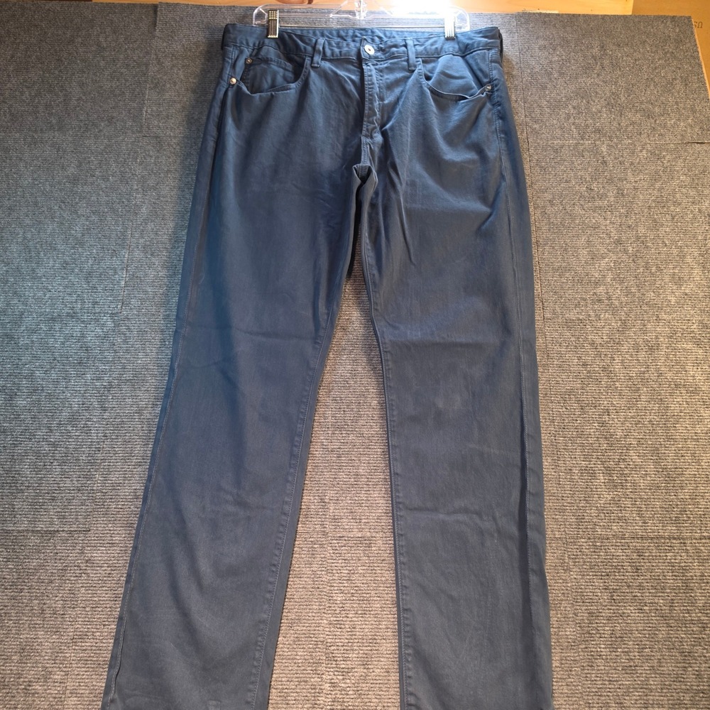 Bonobos Slim Fit Chinos Mens 36 Blue Good Cotton Stretch 5-Pocket Pants
